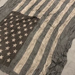NWT John Varvatos Collection American Flag scarf